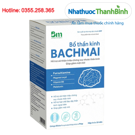 Bổ Thần Kinh Bạch Mai: Hỗ Trợ Giảm Đau Dây Thần Kinh, Tê Bì Chân Tay