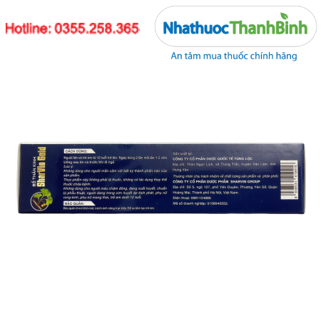 Bổ Thần Kinh Sharvin Gold hỗ trợ hạn chế đau dây thần kinh ngoại biên