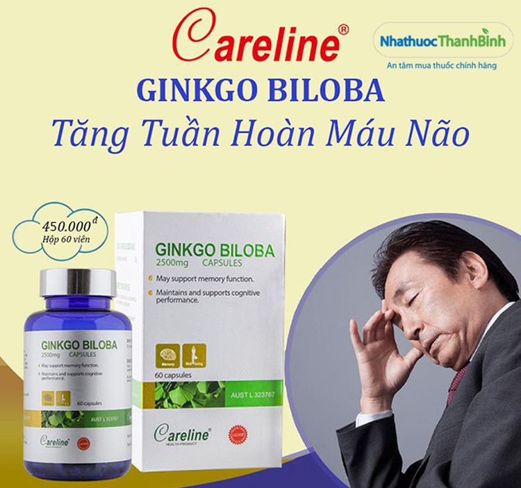 Sản phẩm bổ não Careline của Úc được đánh giá mang lại hiệu quả cao giúp cải thiện tuần hoàn não