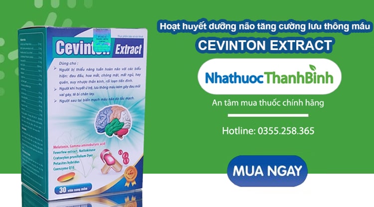 Mua Cevinton Extract chính hãng tại Nhà thuốc Thanh Bình