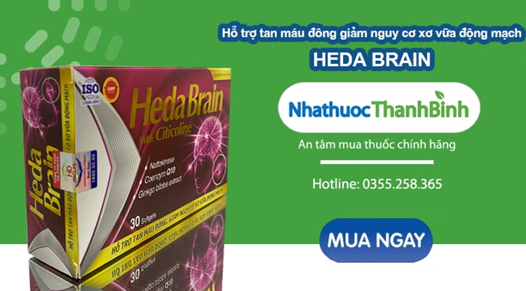 Mua Heda Brain chính hãng tại Nhà thuốc Thanh Bình