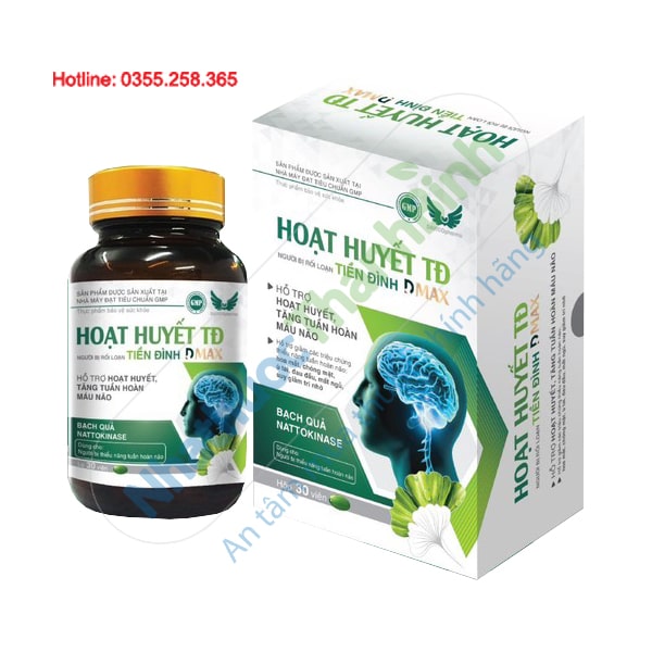 Hoạt huyết TĐ dùng cho người bị rối loạn tiền đình