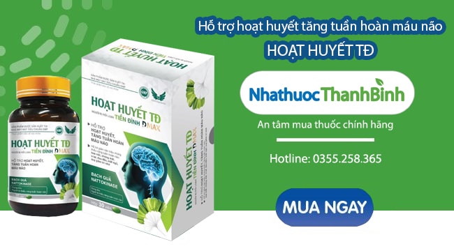 Mua Hoạt huyết TĐ chính hãng tại Nhà thuốc Thanh Bình