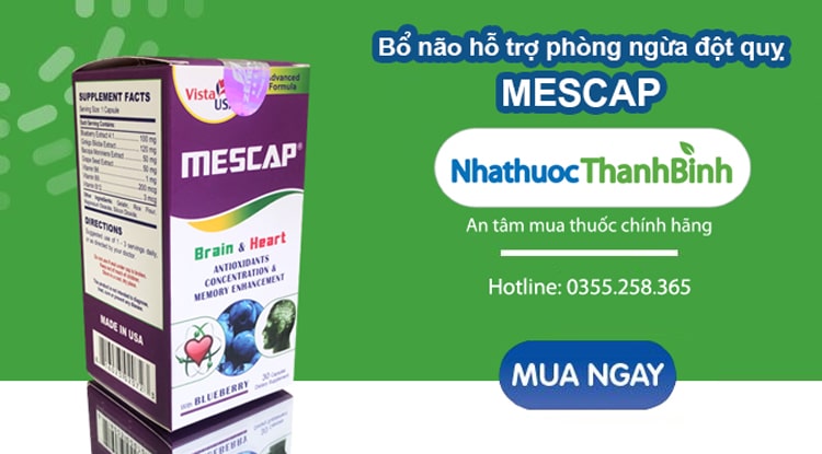 Mua Mescap nhập khẩu Mỹ chính hãng tại Nhà thuốc Thanh Bình