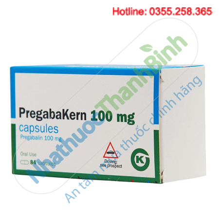 Thuốc Pregabakern 100mg điều trị đau thần kinh động kinh