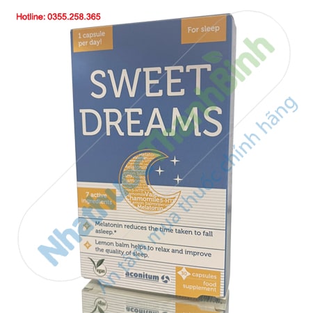Sweet Dreams hỗ trợ hoạt huyết, an thần, tạo giấc ngủ ngon