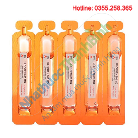 Thuốc Ulcogen 800 mg điều trị chóng mặt thiếu máu não