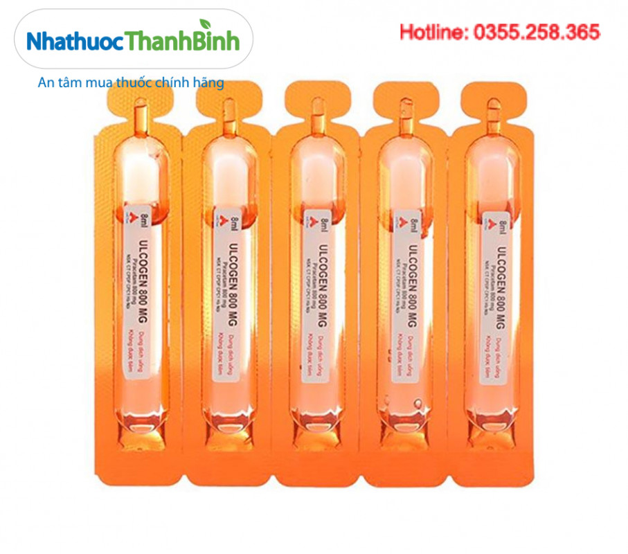 Thuốc Ulcogen 800mg điều trị chứng rung giật cơ suy giảm nhận thức ở người già chứng khó đọc ở trẻ