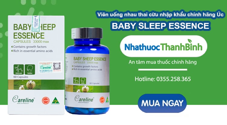 Mua viên uống Baby Sheep Essence 33000mg nhập khẩu chính hãng tại Nhà thuốc Thanh Bình