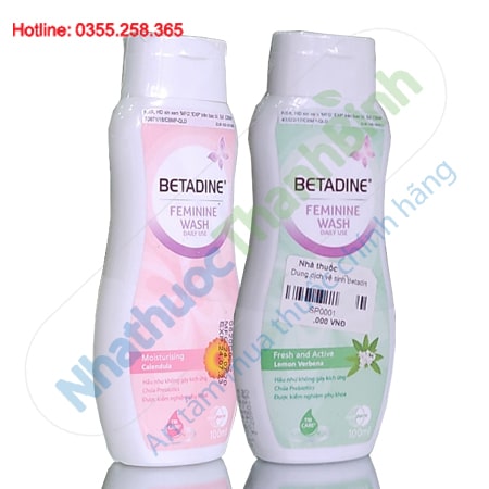 Dung dịch vệ sinh phụ nữ Betadine 100ml