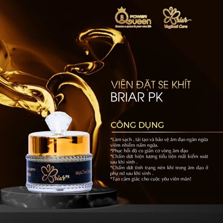 Viên đặt se khít vùng kín Briar PK hộp 10 viên