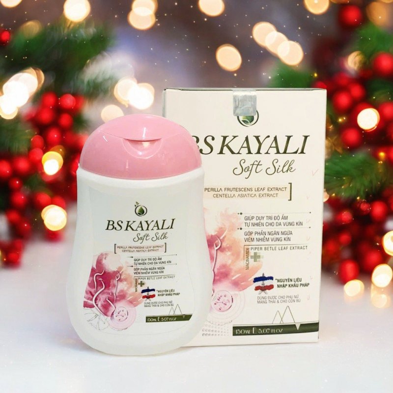 Dung dịch vệ sinh vùng kín BS Kayali Soft Silk giúp phòng ngừa viêm nhiễm hiệu quả