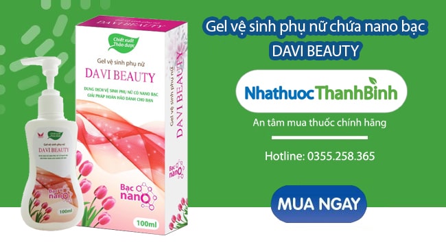 Mua Gel vệ sinh phụ nữ Davi Beauty chính hãng giá tốt tại Nhà thuốc Thanh Bình