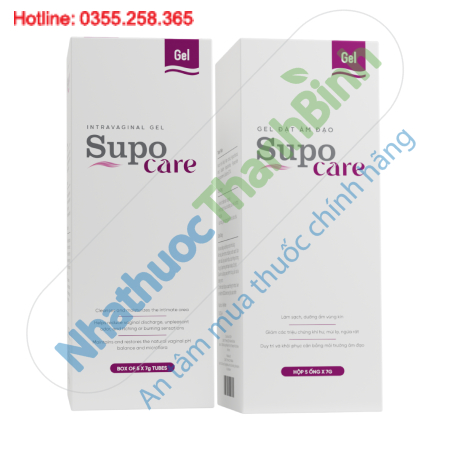Gel đặt âm đạo Supo Care Giải pháp an toàn hiệu quả cho viêm nhiễm phụ khoa