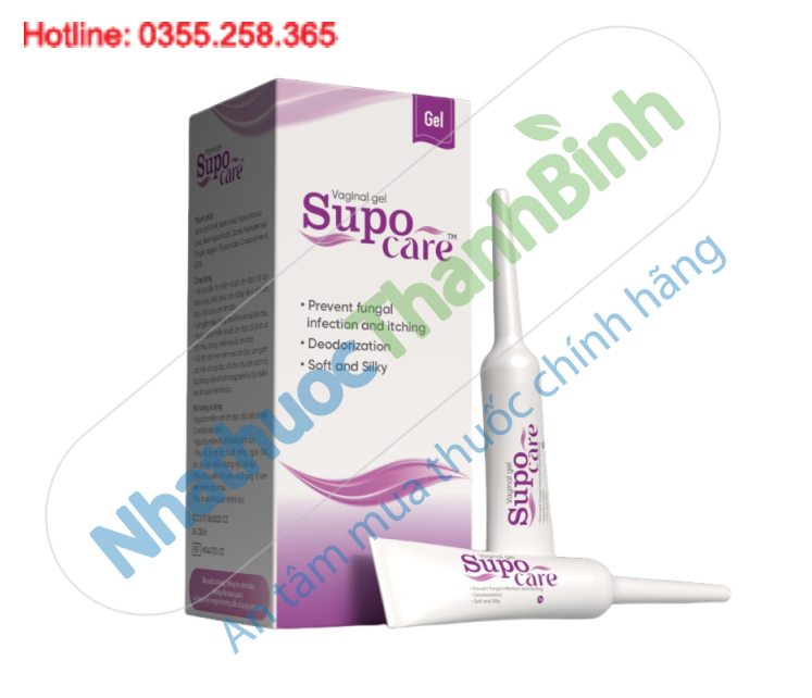 Gel đặt phụ khoa Supo Care hỗ trợ cải thiện viêm âm đạo cân bằng pH và hệ vi sinh tự nhiên