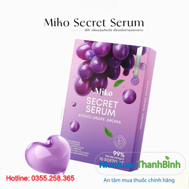 Miko Secret Serum giúp chị em tự tin hơn khi ân ái