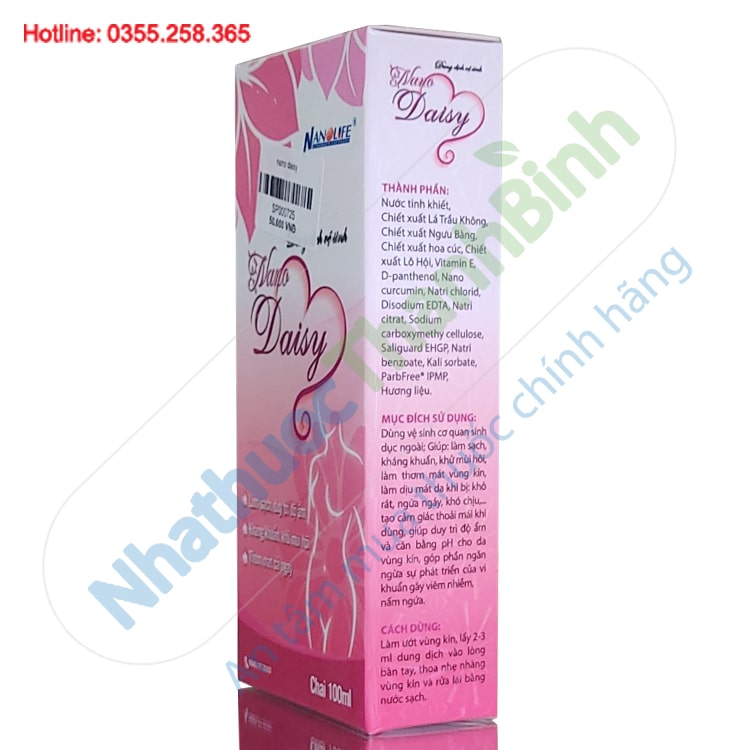 Dung dịch vệ sinh phụ nữ Nano Daisy