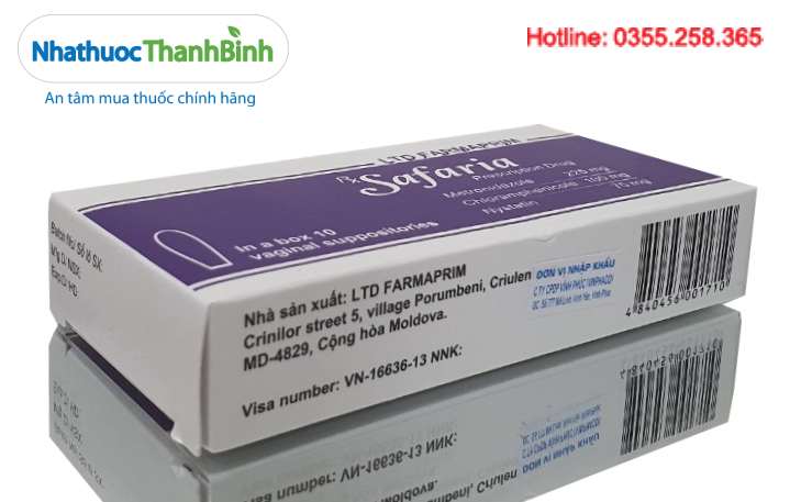 Nhà thuốc Thanh Bình có bán thuốc Safaria chính hãng với giá tốt nhất