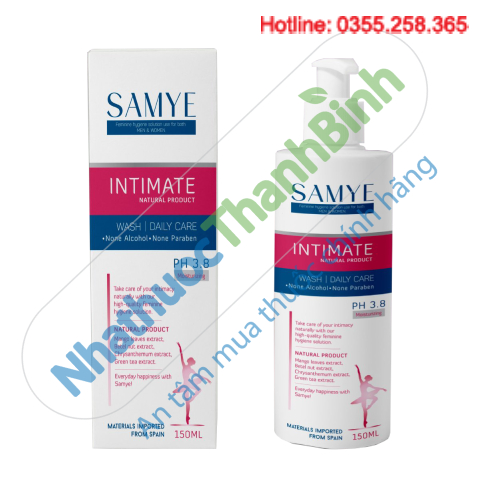 Samye Dung Dịch Vệ Sinh Cho Cả Nam Và Nữ Chai 150ml
