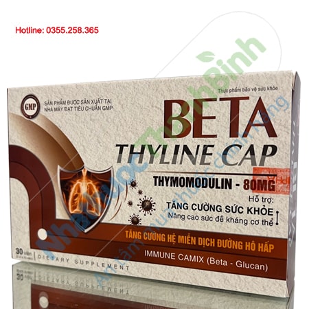 Beta Thyline Cap hỗ trợ tăng cường đề kháng, tăng miễn dịch