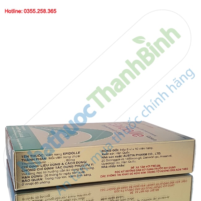 Thuốc Epidolle chứa Thymomodulin 80mg giúp tăng cường miễn dịch
