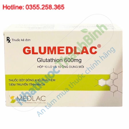 Thuốc Glumedlac 600mg Hỗ trợ giải độc gan chống oxy hóa và tăng đề kháng