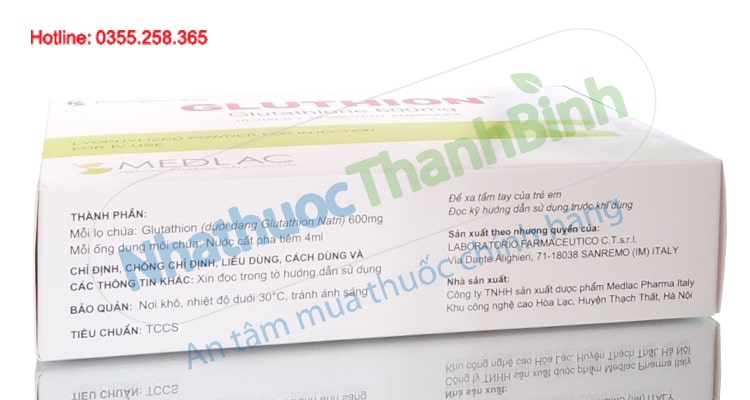 Sản phẩm dùng đường tĩnh mạch cần có hướng dẫn của bác sĩ