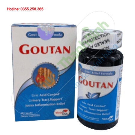 Goutan viên hỗ trợ giảm acid uric & chống viêm khớp hiệu quả từ Mỹ