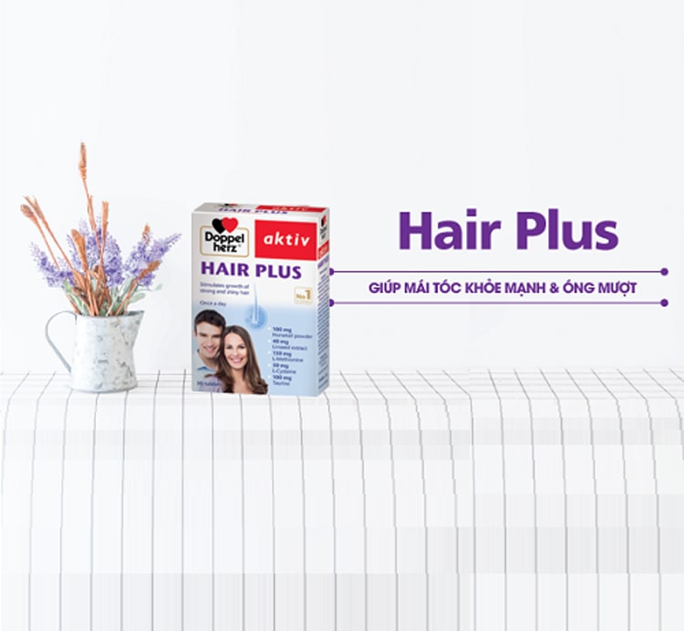 Hair Plus kích thích mọc tóc, nuôi dưỡng tóc chắc khỏe