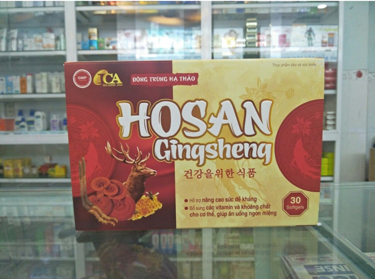 Viên uống Hosan Gingsheng hộp 30 viên bồi bổ cơ thể