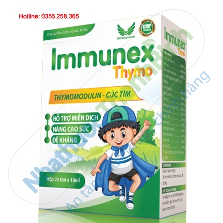 Immunex Thymo hỗ trợ miễn dịch ăn ngon, tăng cường đề kháng