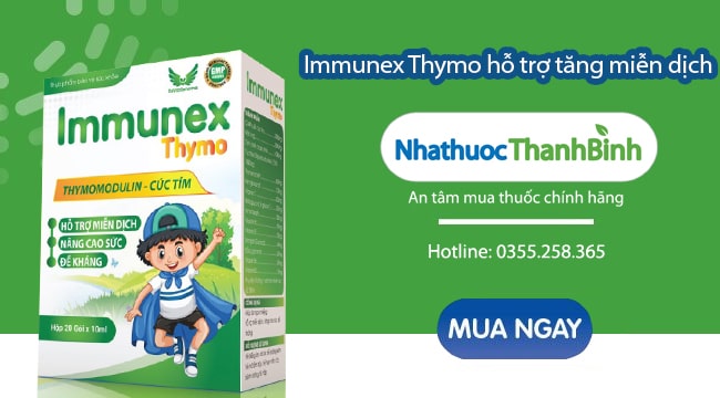 Mua Immunex Thymo chính hãng tại Nhà thuốc Thanh Bình