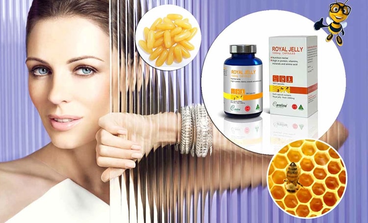 Viên uống sữa ong chúa Royal Jelly 1000mg hộp 100 viên nhập khẩu Úc