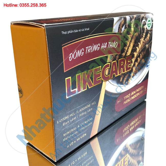 Like Care - Đông Trùng Hạ Thảo giúp ăn ngon ngủ ngon