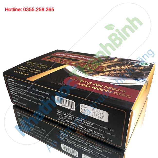 Đông Trùng Hạ Thảo LikeCare hộp 2 lọ x 30 viên