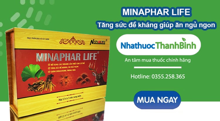 Mua Minaphar life chính hãng tại Nhà thuốc Thanh Bình
