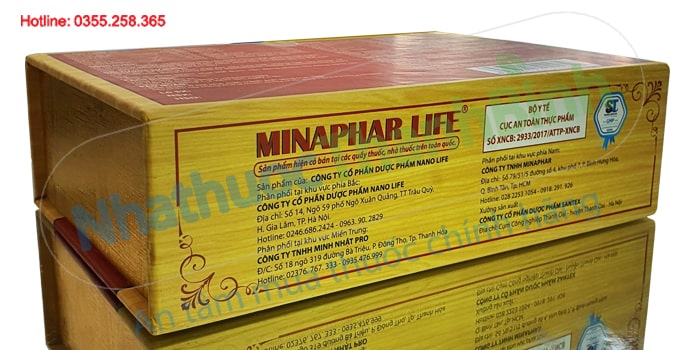 Thực phẩm bảo vệ sức khỏe Minaphar life