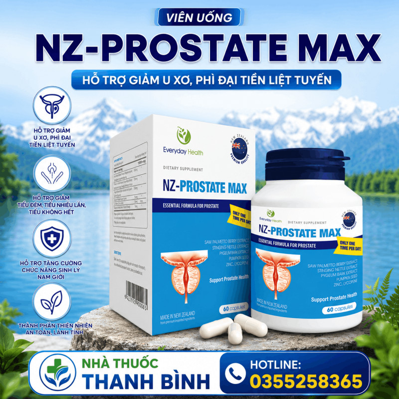 Mua Viên uống Everyday Health NZ - PROSTATE MAX chính hãng tại Nhà thuốc Thanh Bình