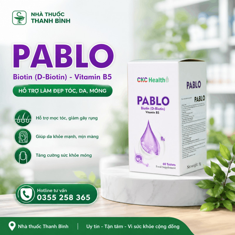Mua viên uống Pablo CKC Health chính hãng tại Nhà thuốc Thanh Bình