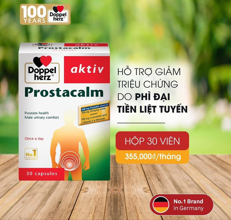Prostacalm giúp giảm các triệu chứng phì đại tiền liệt tuyến như tiểu khó, tiểu nhiều lần, tiểu rắt, buốt