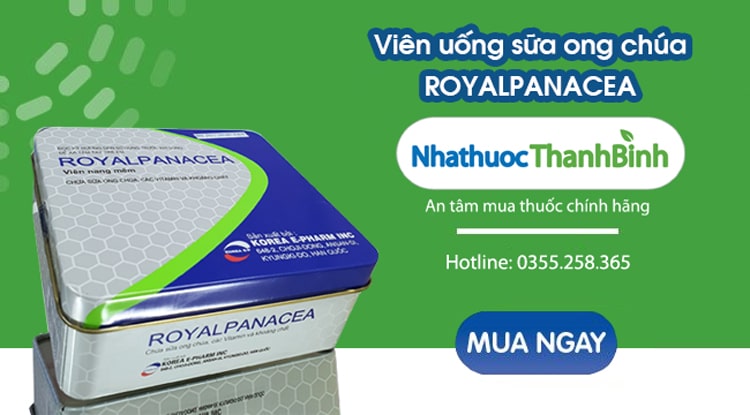 Mua thuốc Royalpanacea hộp 100 viên chính hãng tại Nhà thuốc Thanh Bình