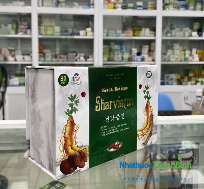 Viên ăn ngủ ngon Sharvinton hỗ trợ tăng cường tiêu hóa tăng cường sức khỏe