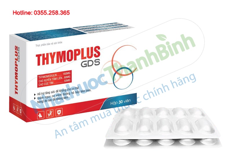 Thymoplus GDS hỗ trợ tăng cường sức khỏe và hệ miễn dịch
