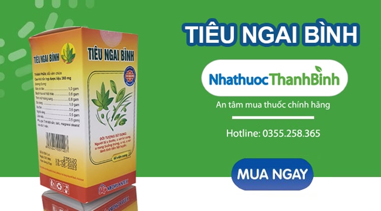 Mua viên uống Tiêu ngai bình chính hãng tại Nhà thuốc Thanh Bình