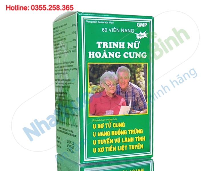 Viên uống Trinh nữ hoàng cung hỗ trợ điều trị u xơ, u nang buồng trứng