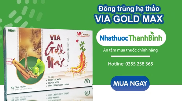 Mua Via Gold Max chính hãng tại Nhà thuốc Thanh Bình