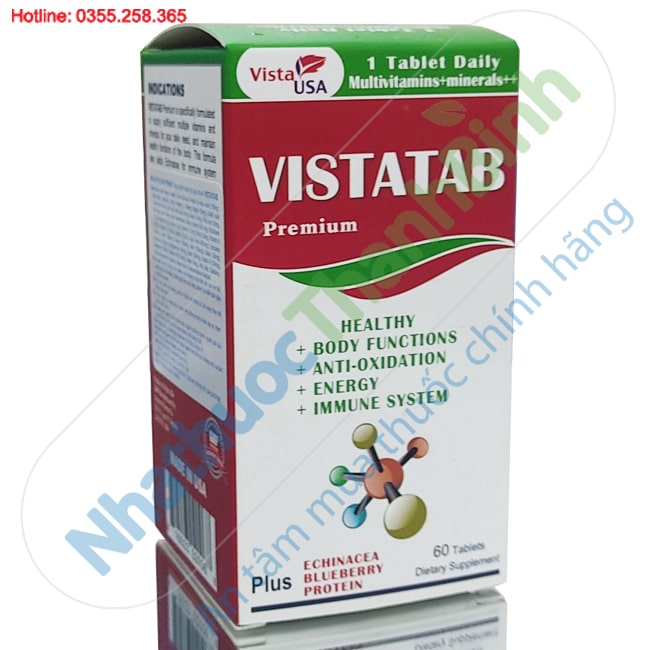 Thực phẩm chức năng Vistatab 60 viên nhập khẩu Mỹ