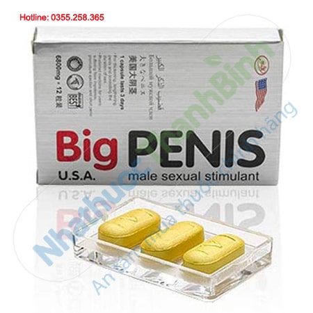 Thuốc cường dương Big Penis 6800mg dành cho nam giới