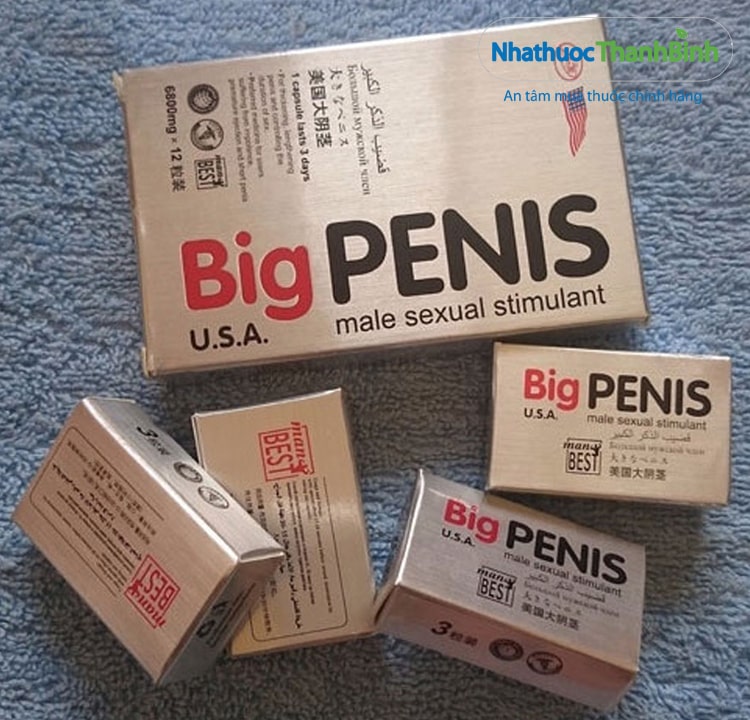 Thuốc cường dương Big Penis tác dụng nhanh chóng và cực mạnh chỉ sau 15 phút sử dụng