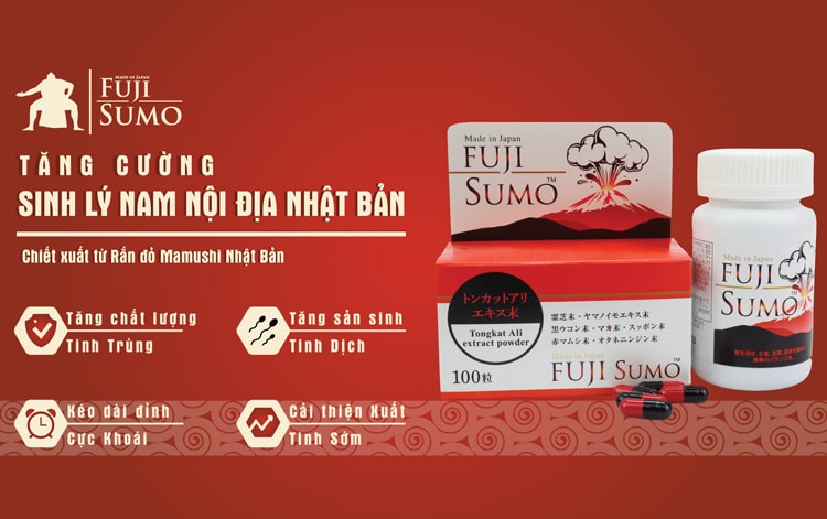 Viên uống tăng cường sinh lý nam Nhật Bản Fuji Sumo hộp 100 viên
